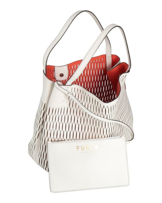 Furla White Handbag