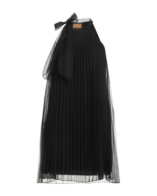 Carla Montanarini Black Mini Dress