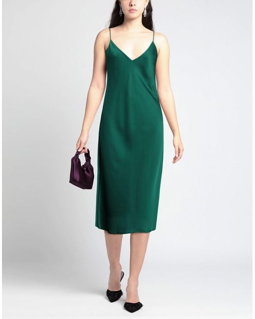 ViCOLO Green Midi Dress Polyester
