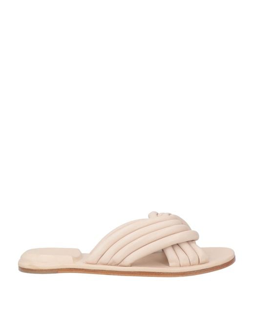 Officine Creative Pink Ivory Sandals Leather