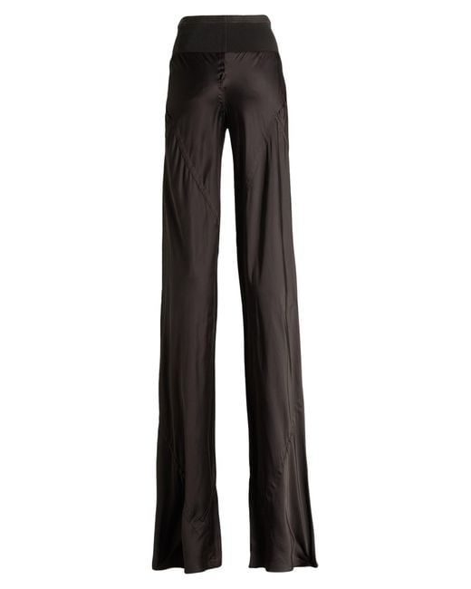 Rick Owens Black Pants Acetate, Viscose