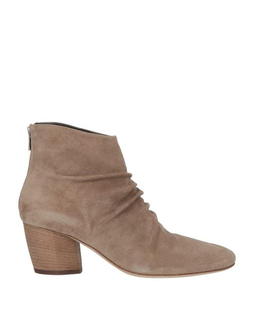 Officine Creative Brown Ankle Boots Leather