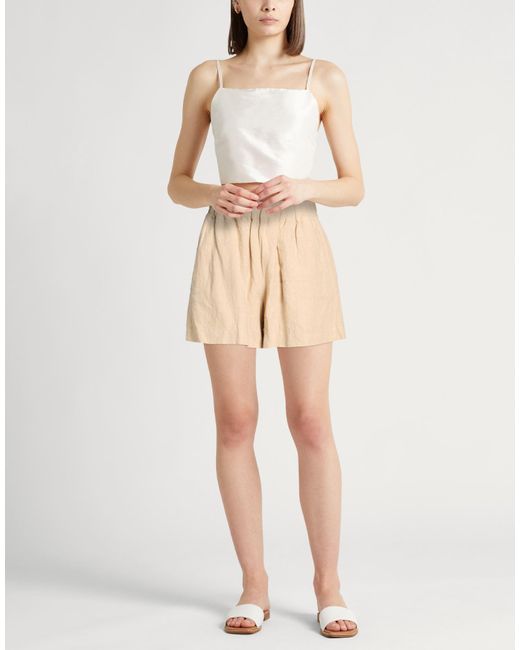 120% Lino Natural Shorts & Bermuda Shorts