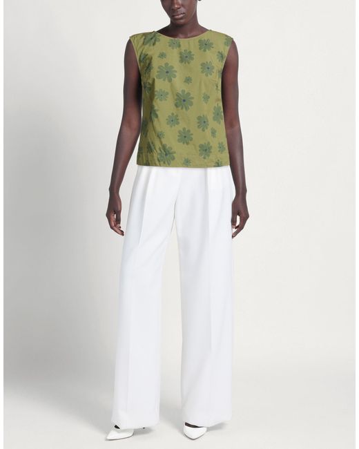 ALESSIA SANTI Green Top Cotton