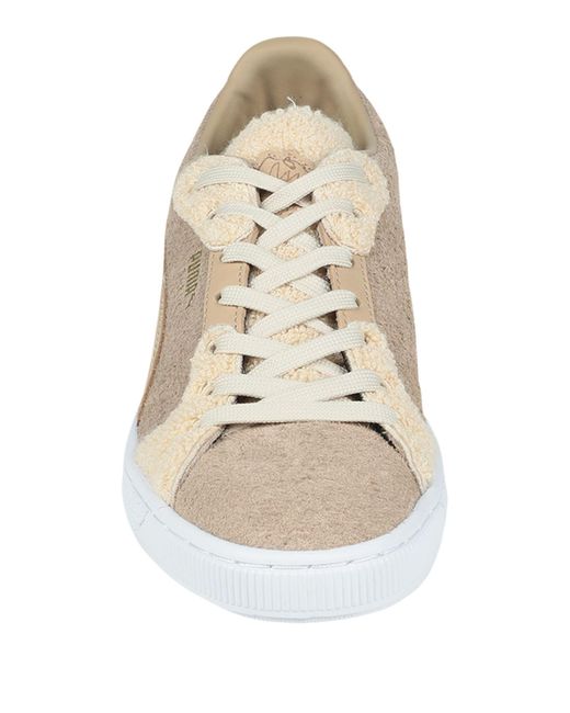 puma beige trainers womens