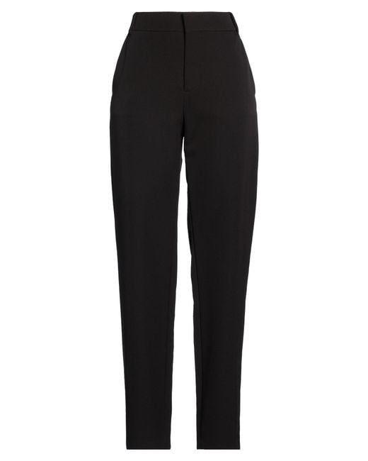Moschino Black Pants Polyester, Elastane