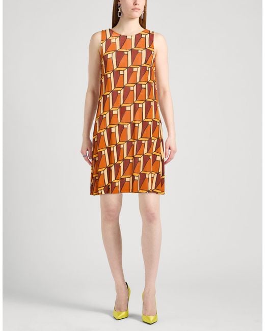 Siyu Orange Mini Dresses