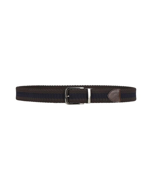 Paul & Shark Blue Midnight Belt Viscose, Rubber for men
