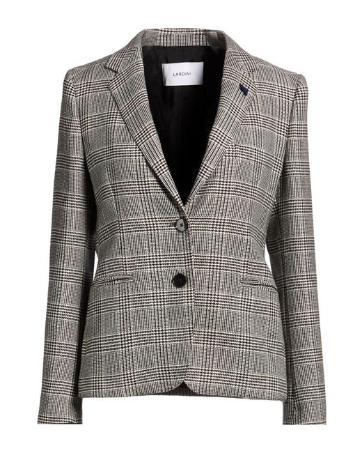 Lardini Black Blazer Wool