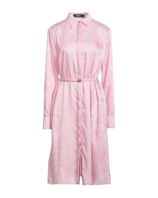 Versace Pink Midi-Kleid