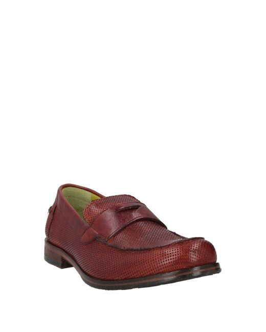 JP/DAVID Red Loafers for men
