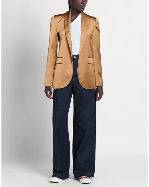 BLUE BROTHERS Brown Blazer Polyester