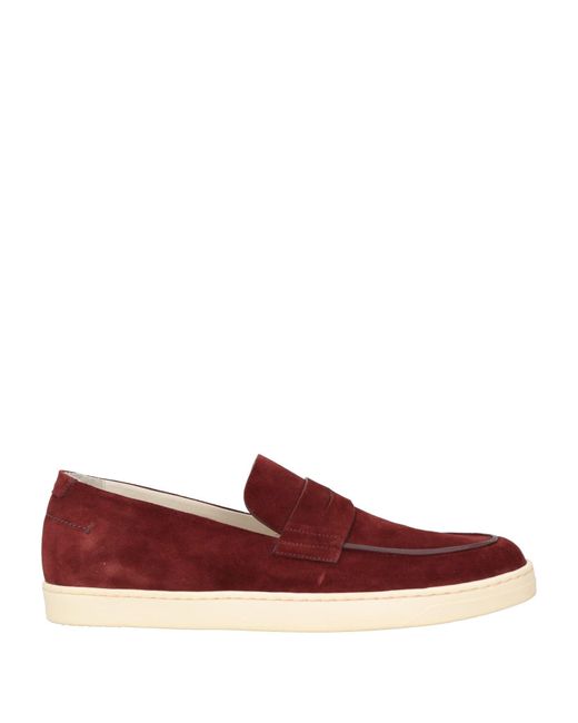 Fabi Red Loafers for men