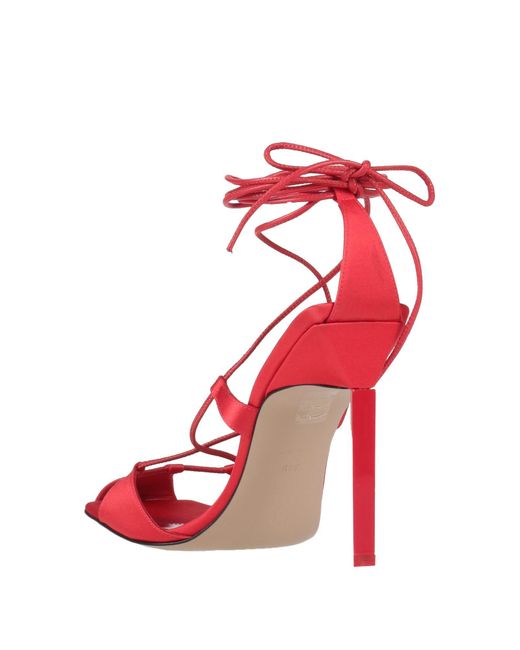 The Attico Red Sandals