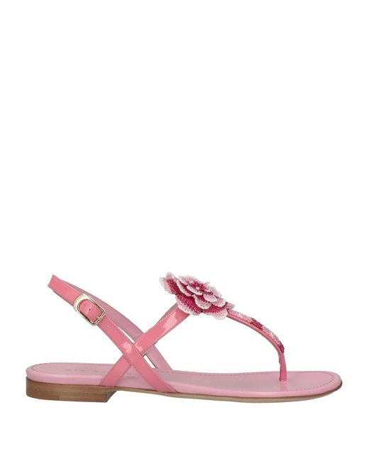 Mia Becar Pink Thong Sandal