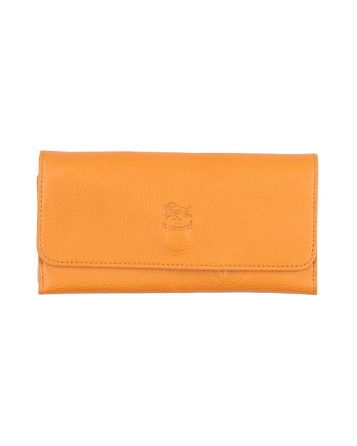 Il Bisonte Orange Brieftasche