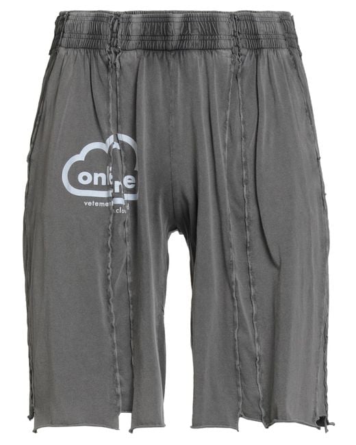 Vetements Gray Shorts & Bermuda Shorts for men