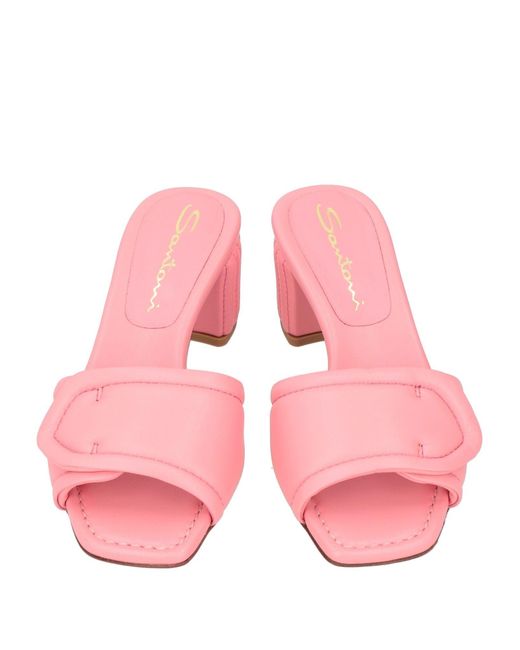 Santoni Pink Sandals