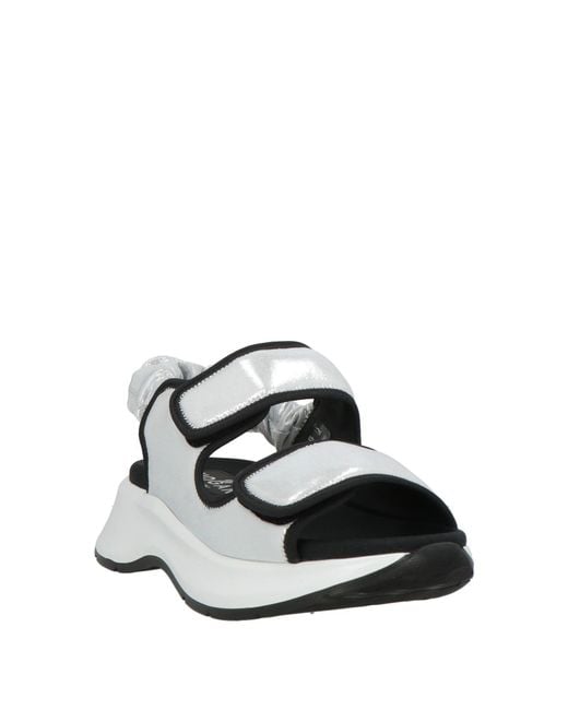 Hogan White Sandals