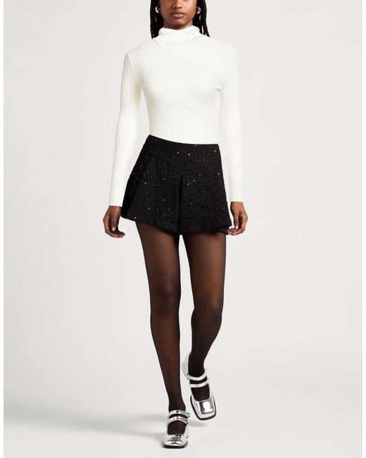 ANDREADAMO White Ivory Sweater Viscose, Polyester, Polyamide, Elastane