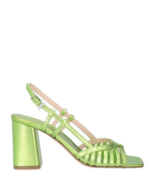 Anna F. Green Sandals Leather