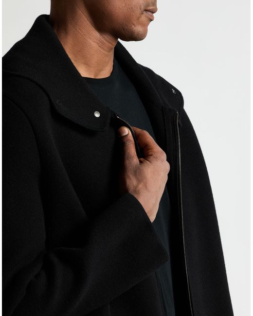 Aion Black Coat for men
