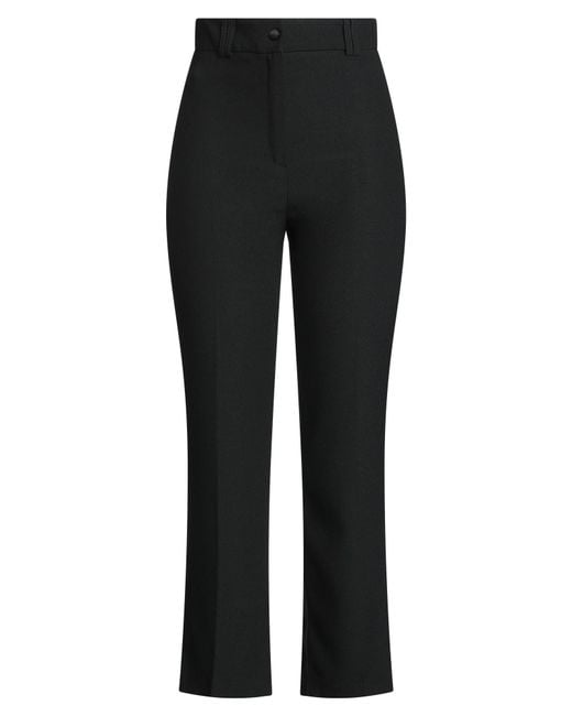 HEBE STUDIO Black Pants Polyester