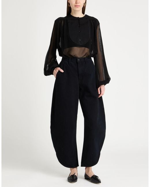Top Uma Wang de color Black