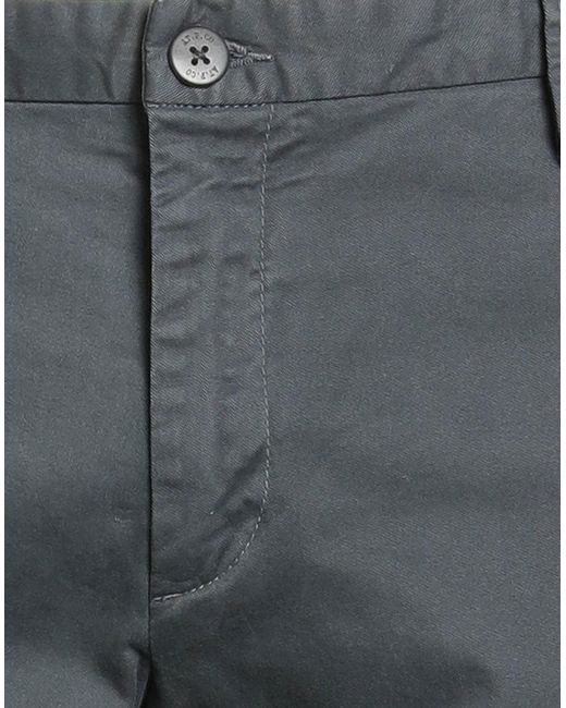 AT.P.CO Gray Lead Pants Cotton, Elastane for men