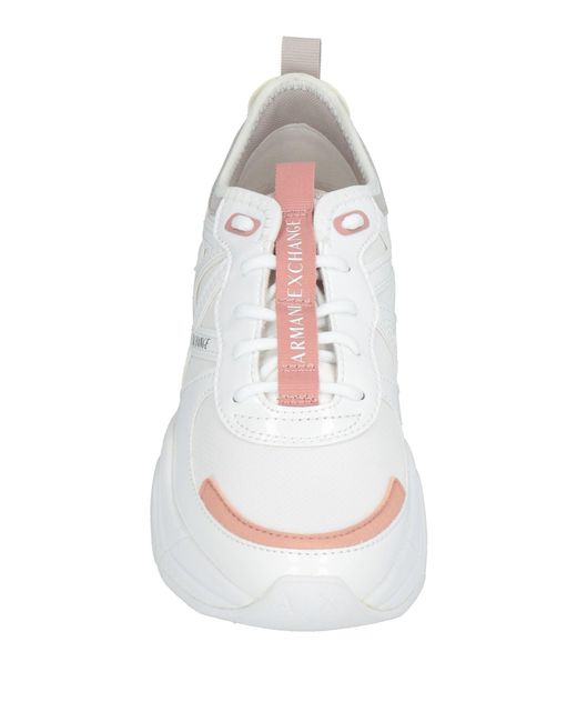 ARMANI EXCHANGE White Trainers