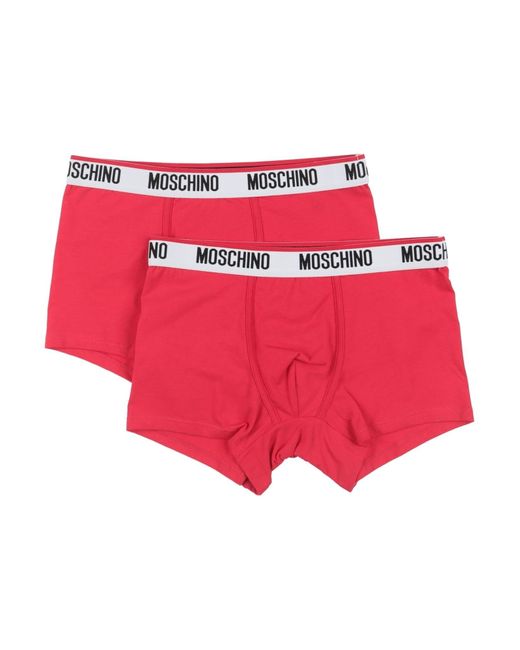 Moschino Red Boxer for men