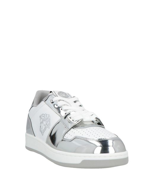 Versace White Sneakers Leather