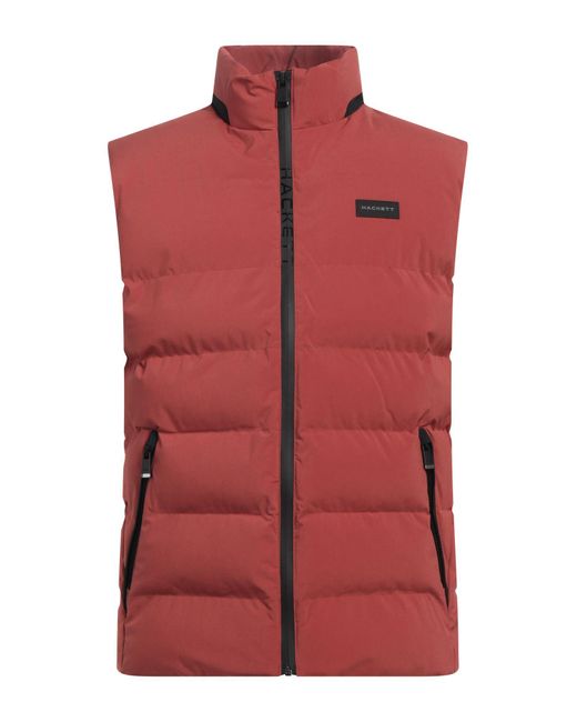 Hackett Red Gilet for men