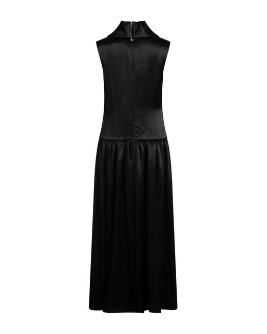 Jil Sander Black Maxi-Kleid