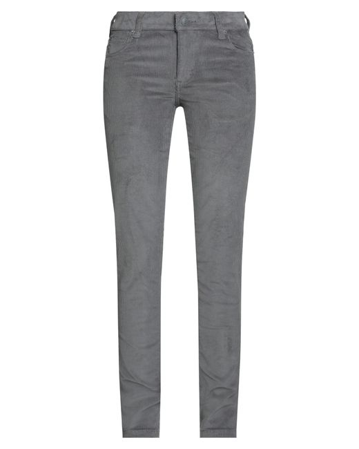 Cheap Monday Gray Pants Cotton, Elastane