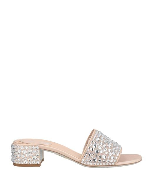 Rene Caovilla White Sandals