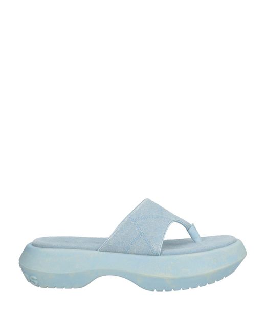 Acne Blue Thong Sandal