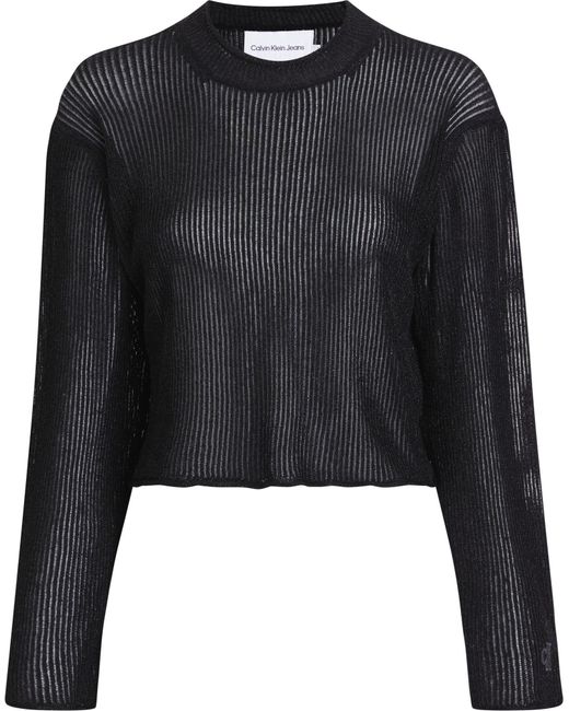 Pullover Calvin Klein en coloris Black