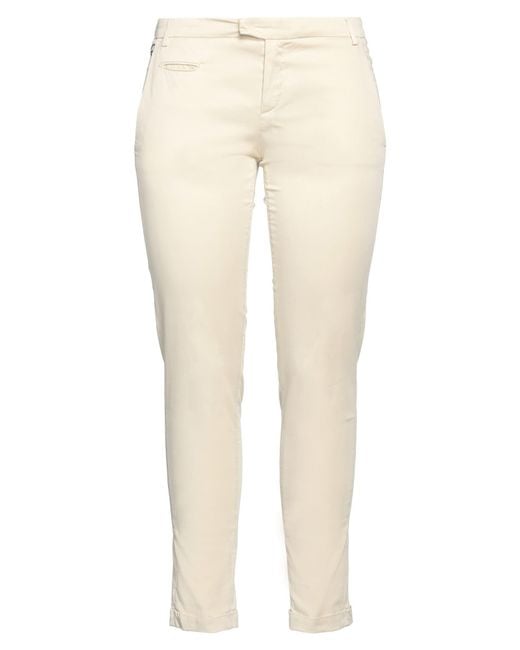 Jacob Cohen Natural Pants Cotton, Elastane
