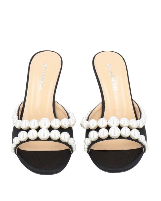 Mach & Mach Black Sandals