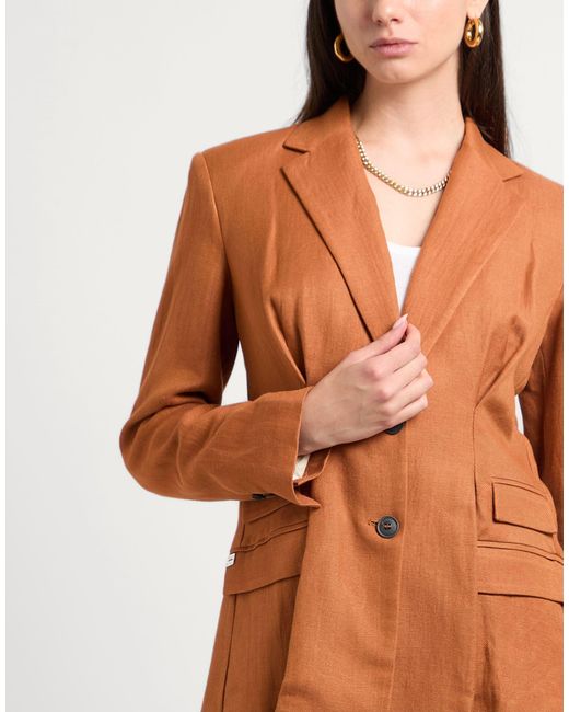 Manila Grace Brown Blazer
