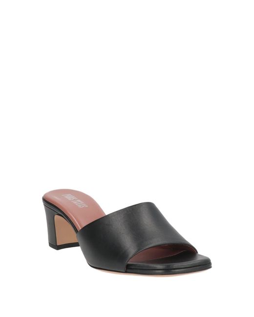 Paris Texas Gray Sandals Leather