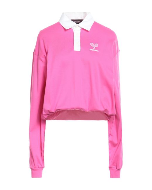 DSquared² Pink Polo Shirt