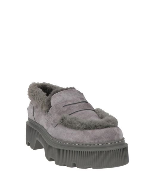 Santoni Gray Loafer