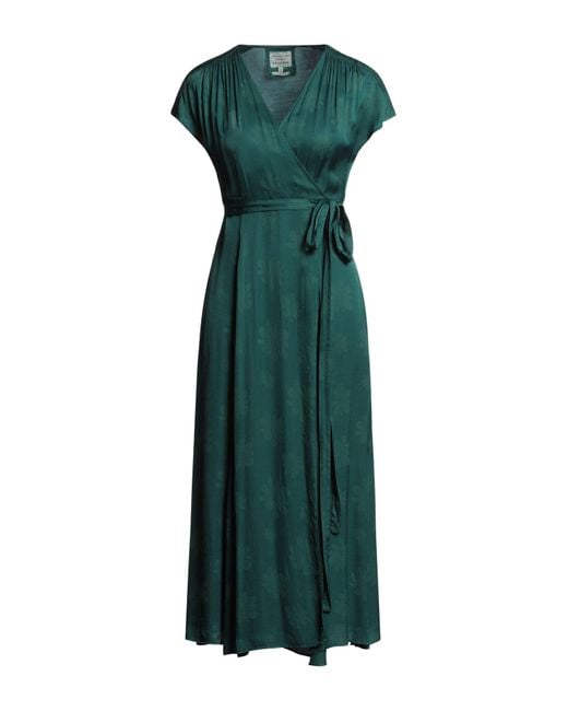 ALESSIA SANTI Green Midi Dress