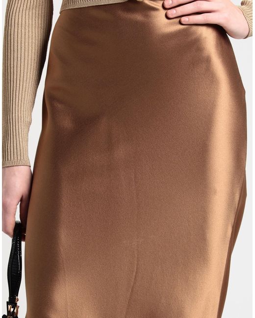 Saint Laurent Brown Maxi Skirt