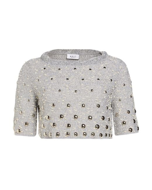 Pullover Aviu de color Gray