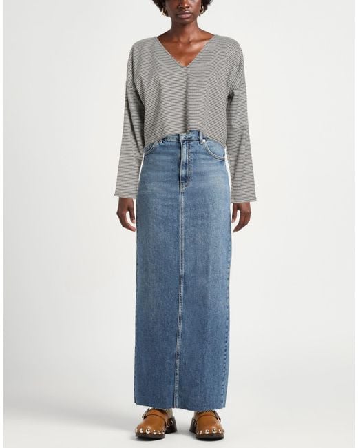 Haveone Gray Top Polyester, Elastane
