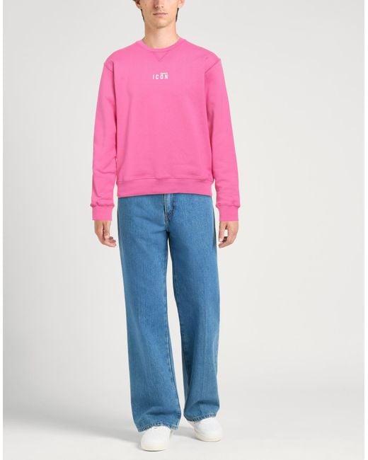 DSquared² Pink Sweatshirt for men
