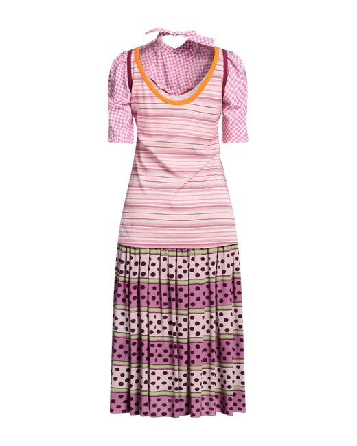 Marni Pink Midi Dress